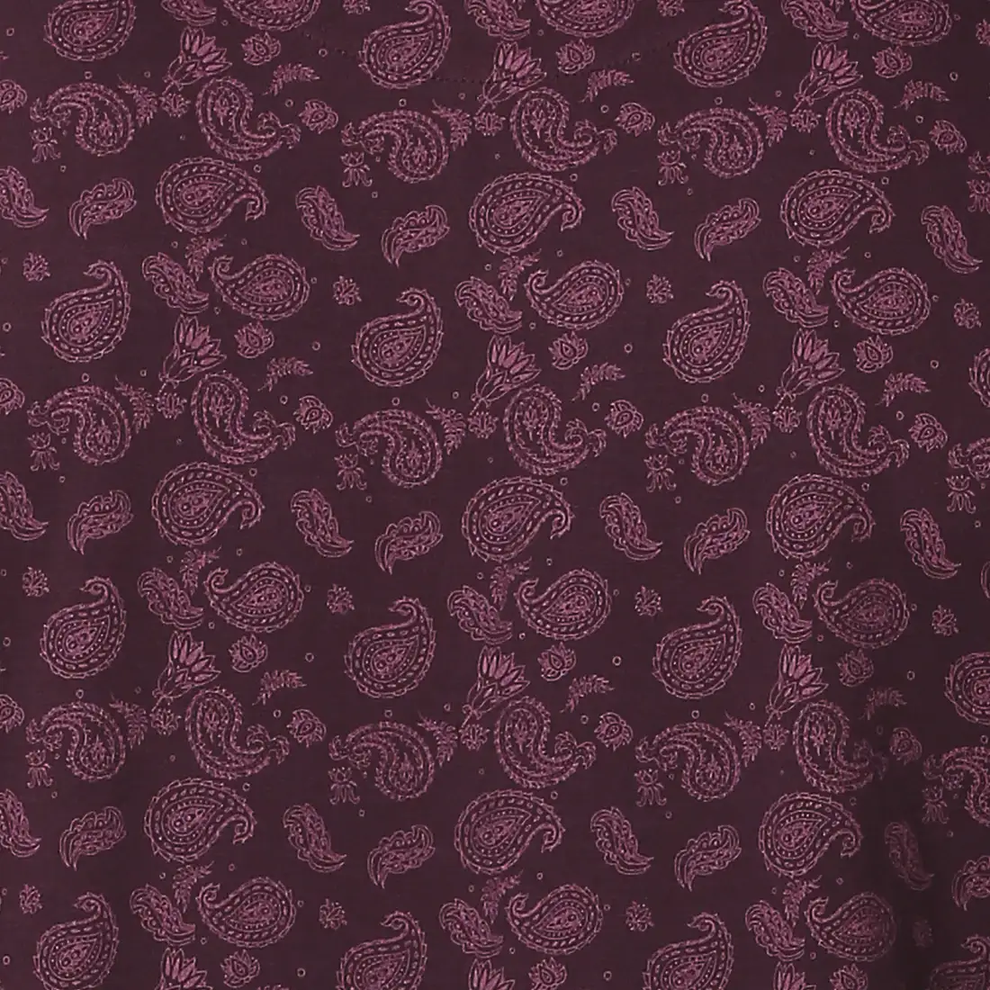 Men Maroon Contemporary Fit Print Cotton Polo T-Shirt - Image 7