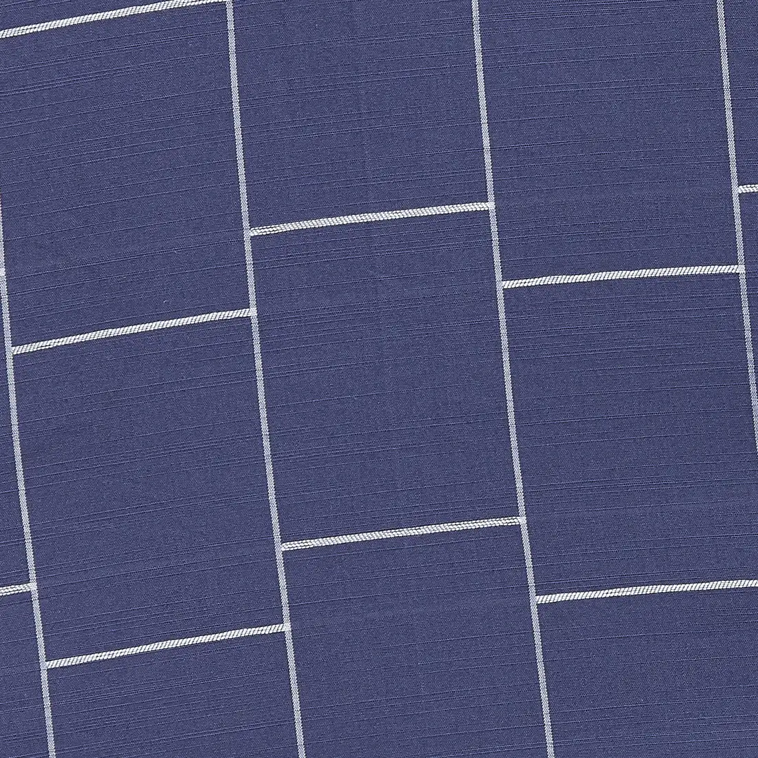 Men Navy Tailored Fit Checks Cotton Full Sleeve Shirts - Image 7