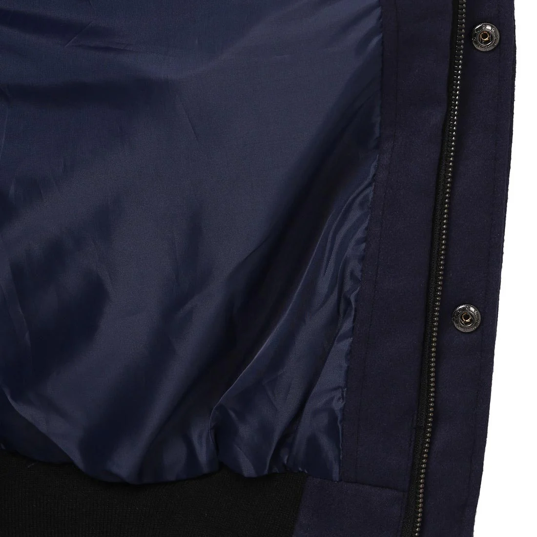 Men Navy Tailored Fit Cotton Polyester Blend Full Sleeve Jackets - Image 8