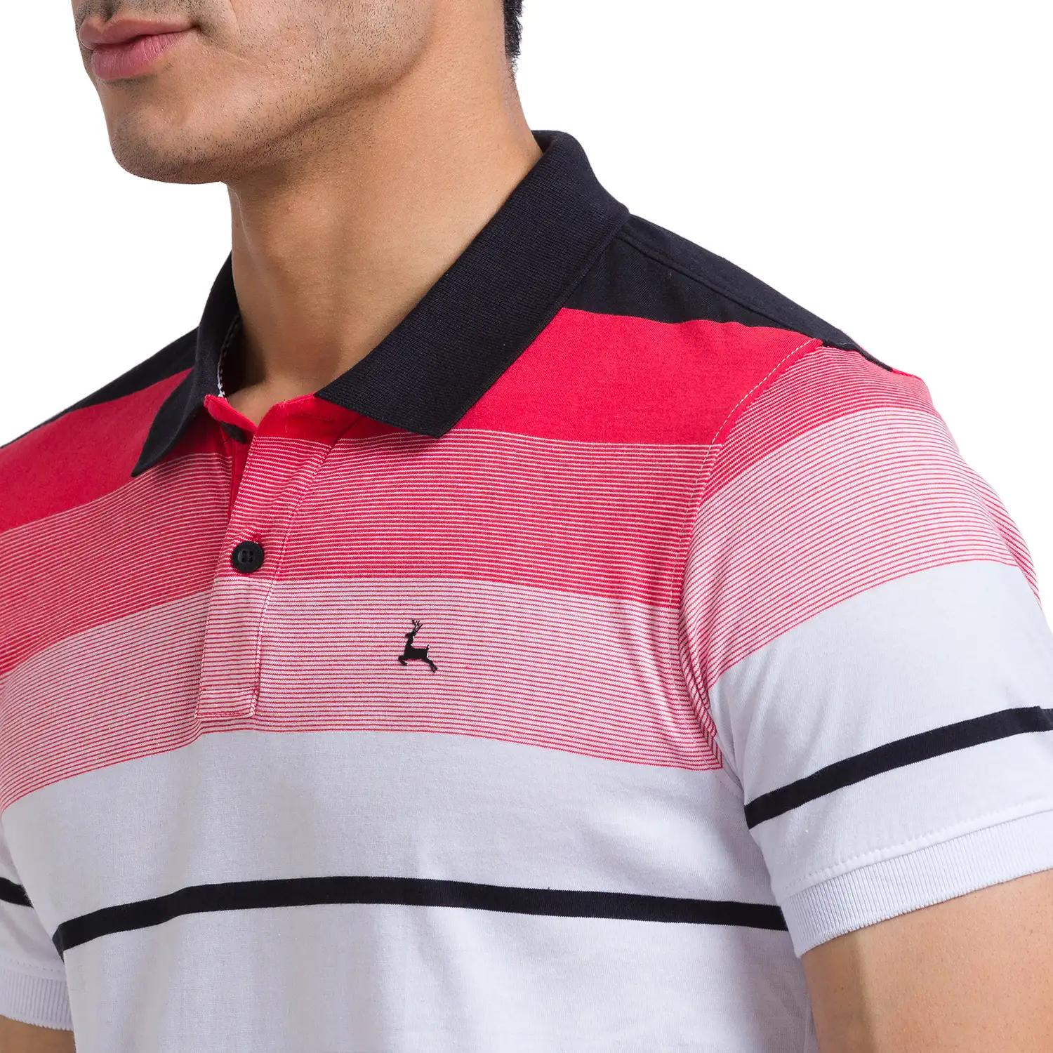 Parx Men Orange Regular Fit Yarn Dyed Cotton Polo T-Shirt - Image 6