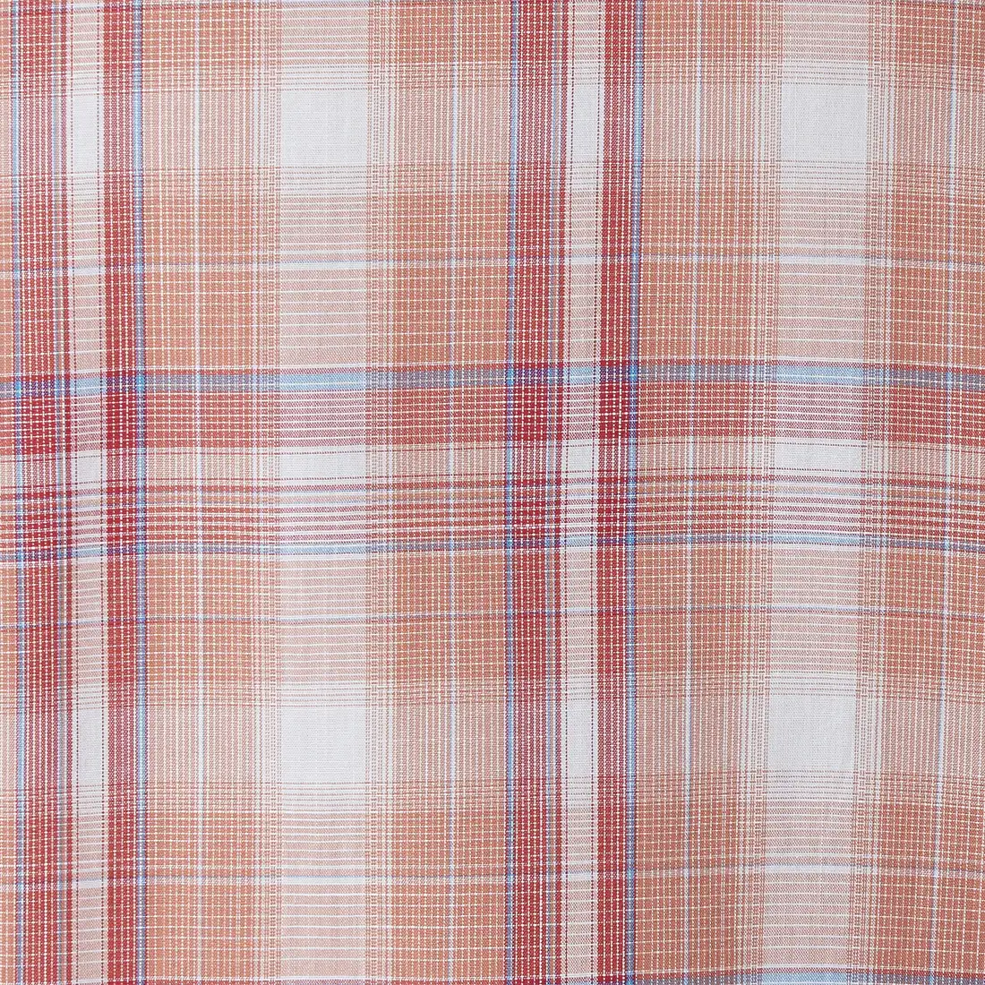Men Orange Slim Fit Checks Cotton Shirts - Image 7