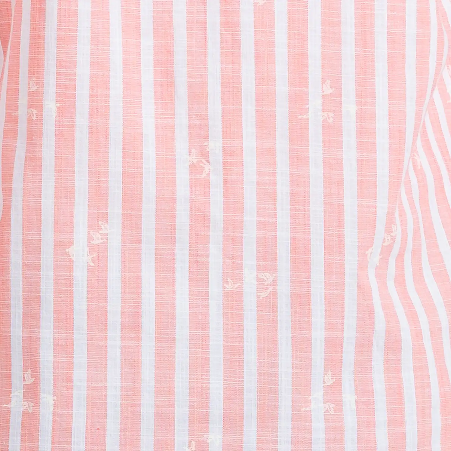 Men Orange Slim Fit Print Cotton Full Sleeve Shirts - Image 7