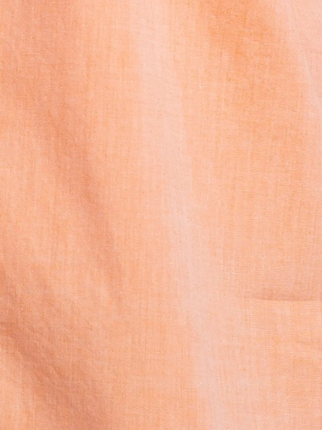 Men Orange Slim Fit Solid Cotton Full Sleeve Shirts - Image 7