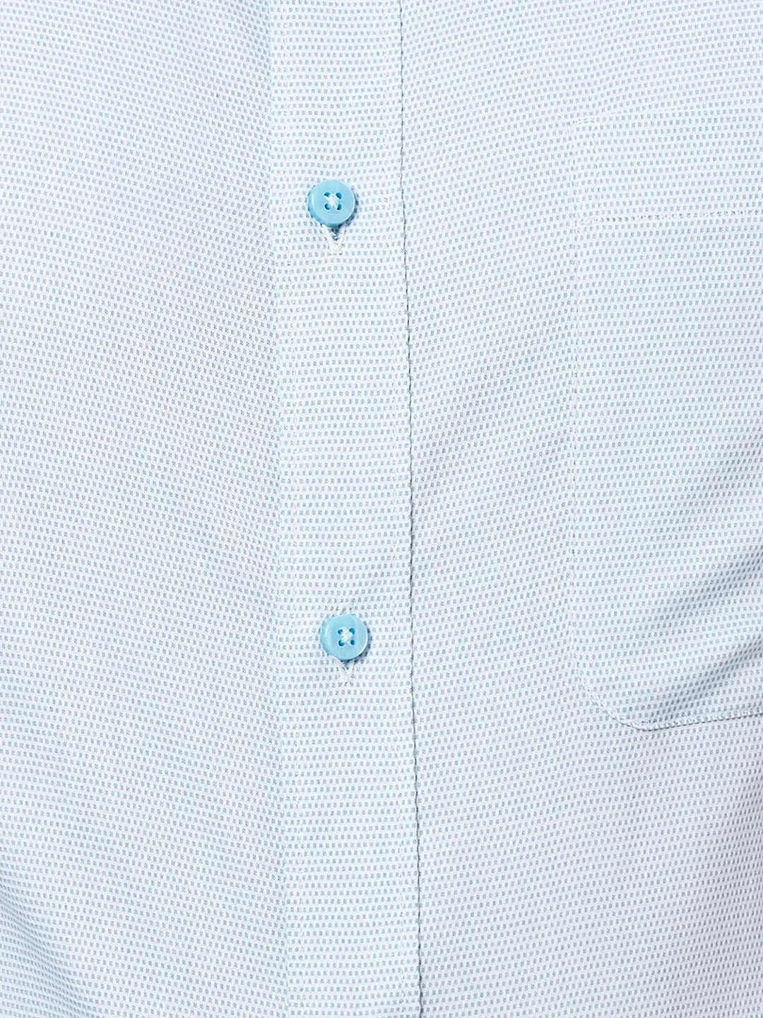 Raymond Men Blue Slim Fit Cotton Formal Shirt - Image 7