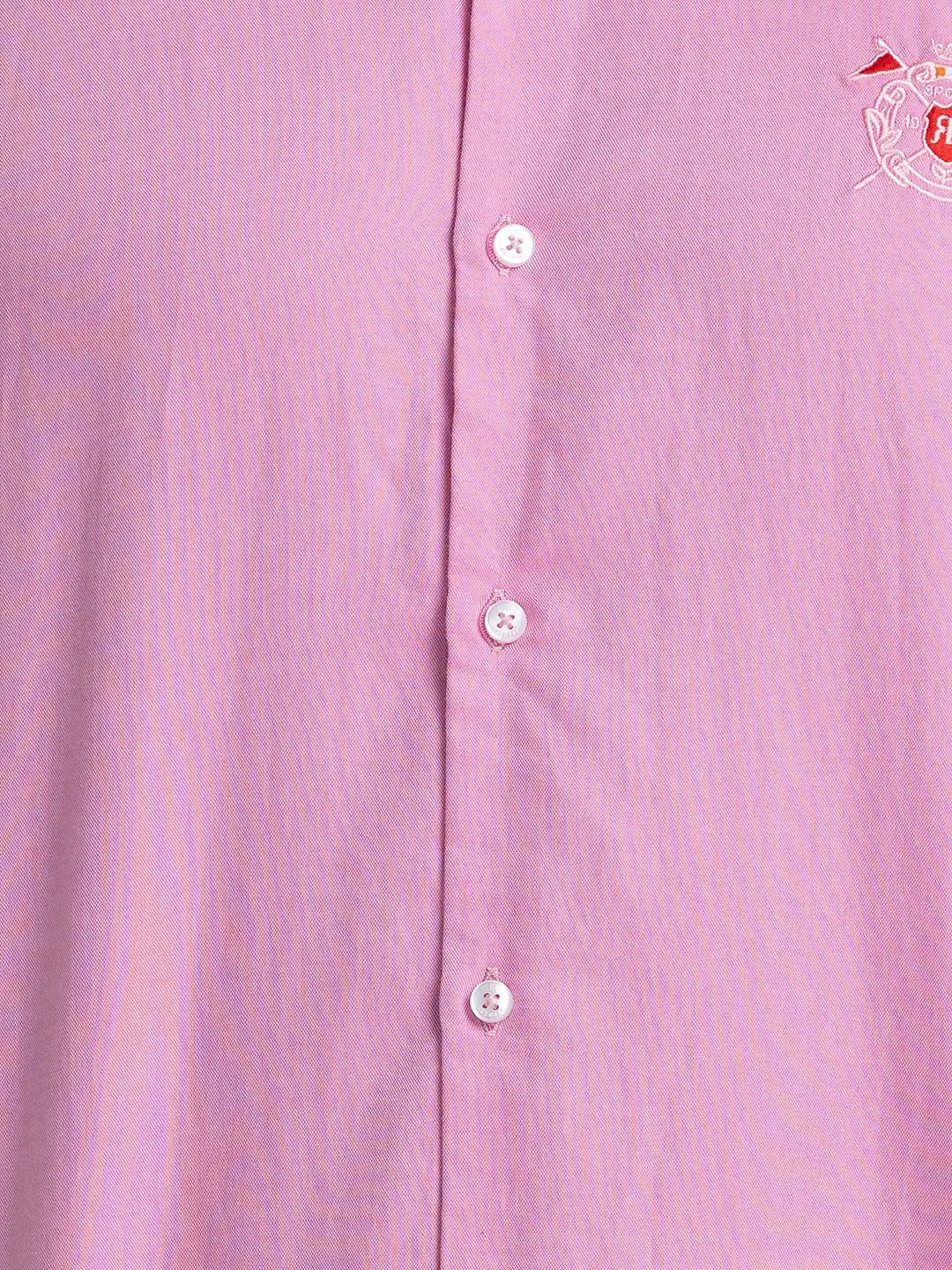 Raymond Men Pink Contemporary Fit Cotton Casual Shirt - Image 7