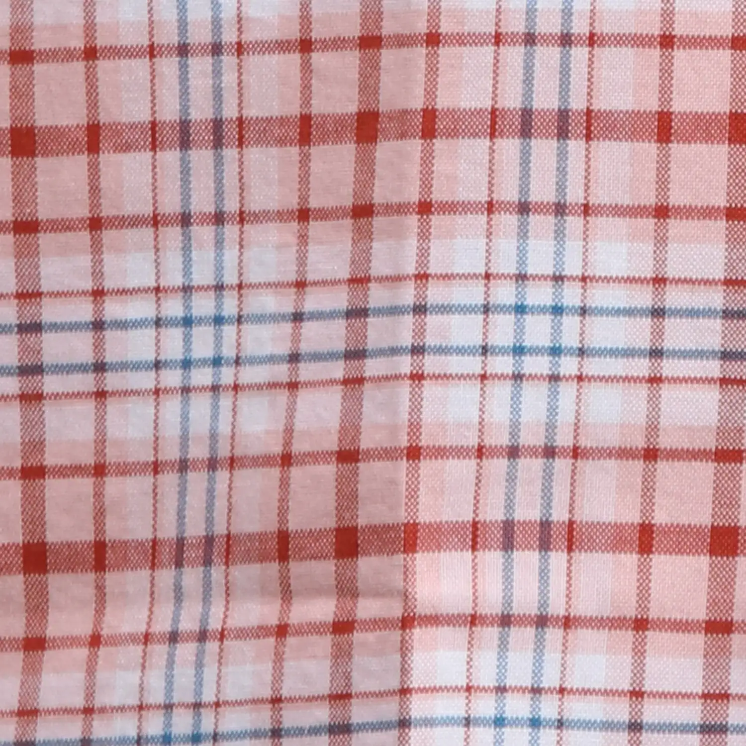 Men Red Regular Fit Checks Cotton Full Sleeves Shirts - Image 7