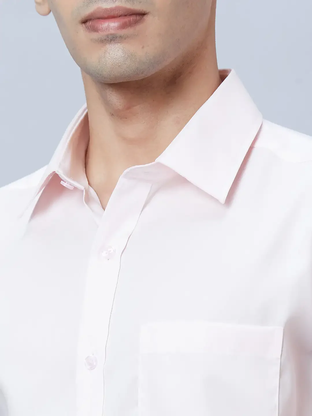 Park Avenue Men Pink Structured Regular Fit Cotton Formal Shirt - Image 6