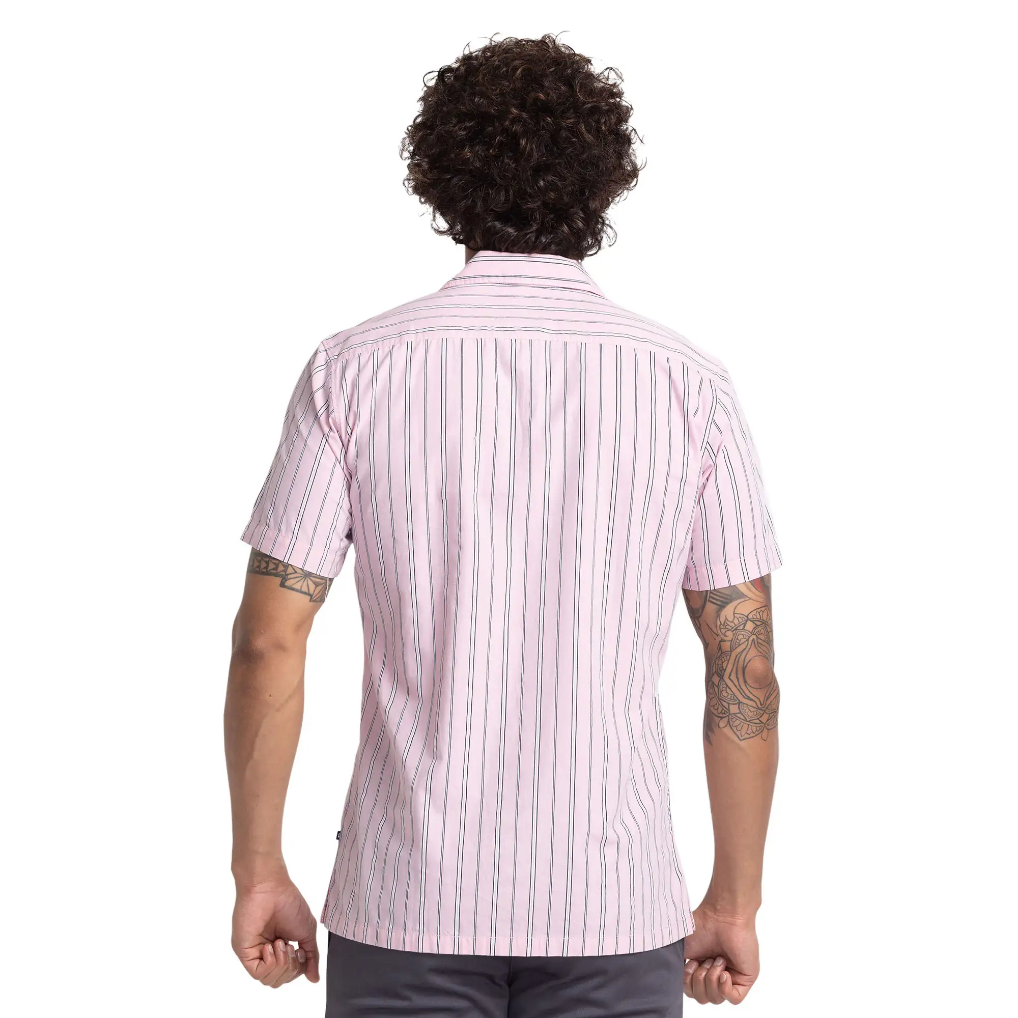 Parx Men Pink Printed Resort Fit Cotton Blend Casual Shirt - Image 4