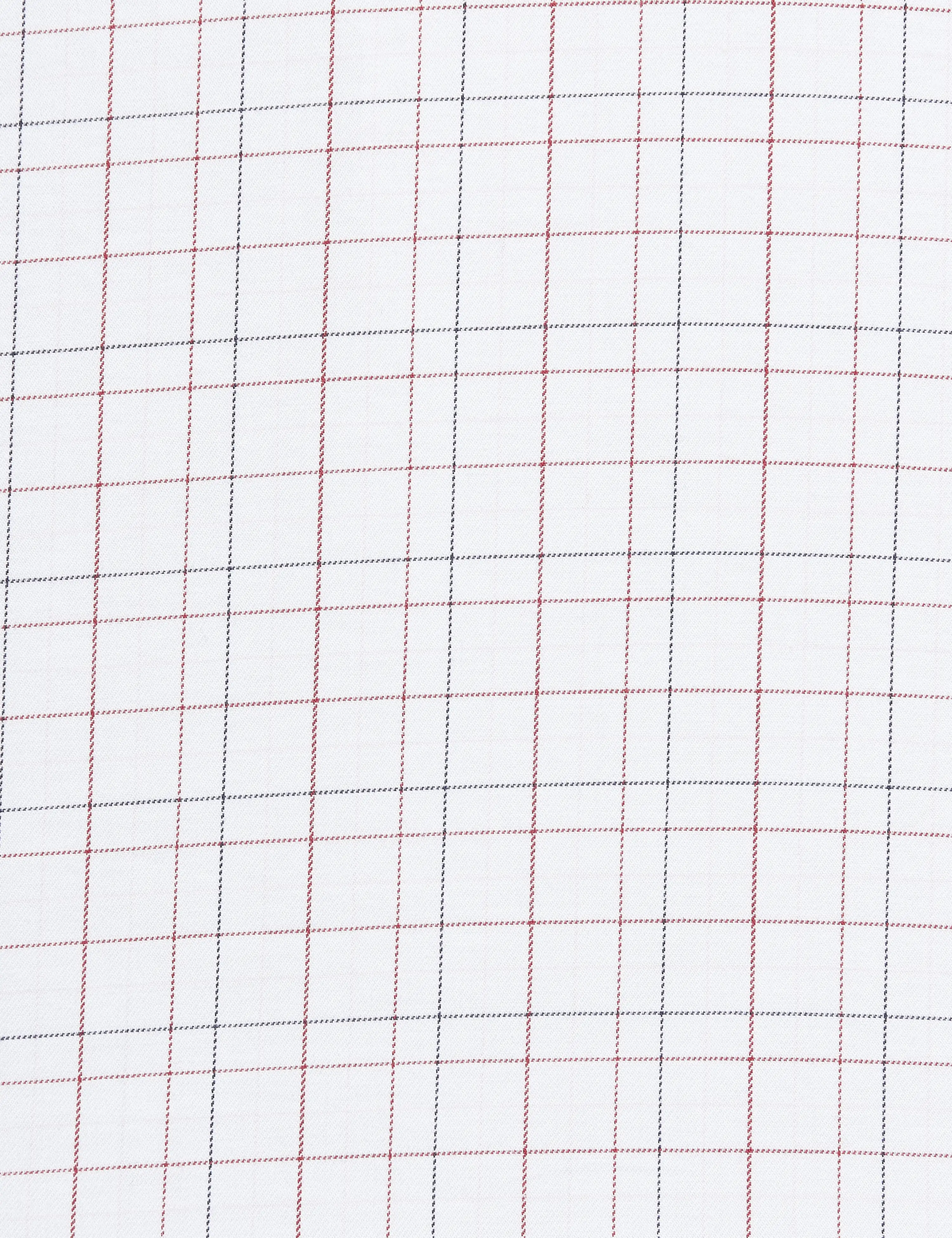 Men Red Slim Fit Checks Cotton Full Sleeve Shirts - Image 7