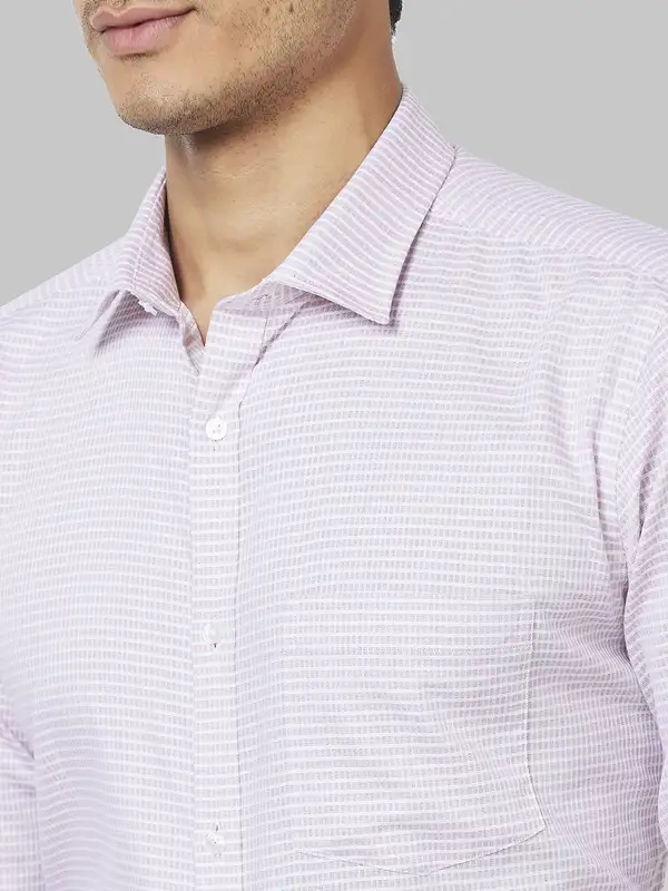 Men Red Slim Fit Checks Cotton Shirts - Image 6