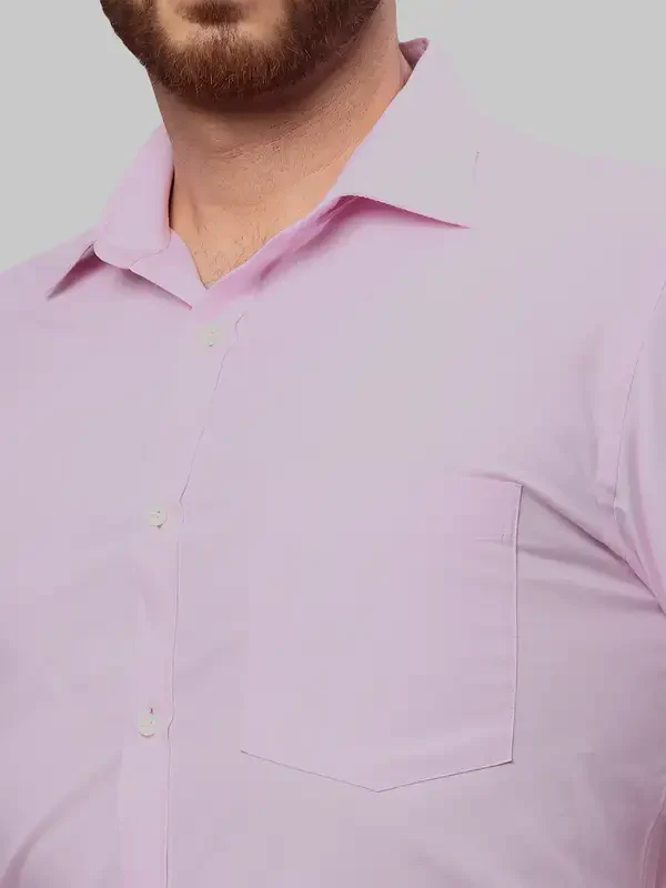 Men Red Slim Fit Fil-A-Fil Cotton Shirts - Image 6