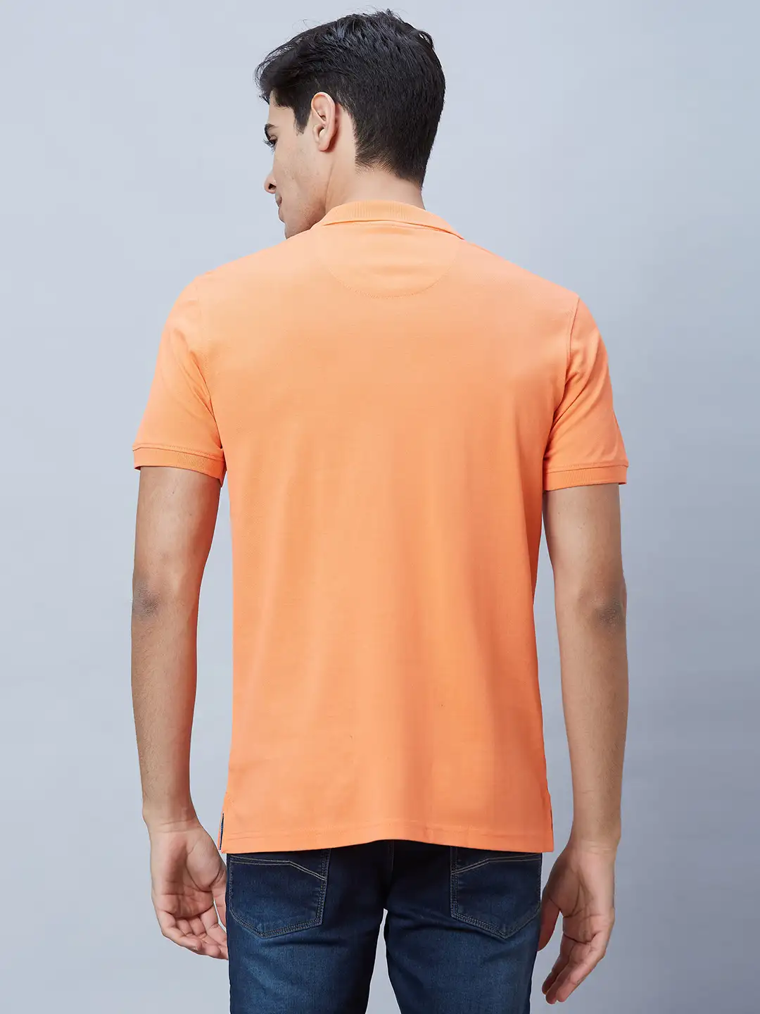 Men Red Slim Fit Print Cotton T-Shirt - Image 4