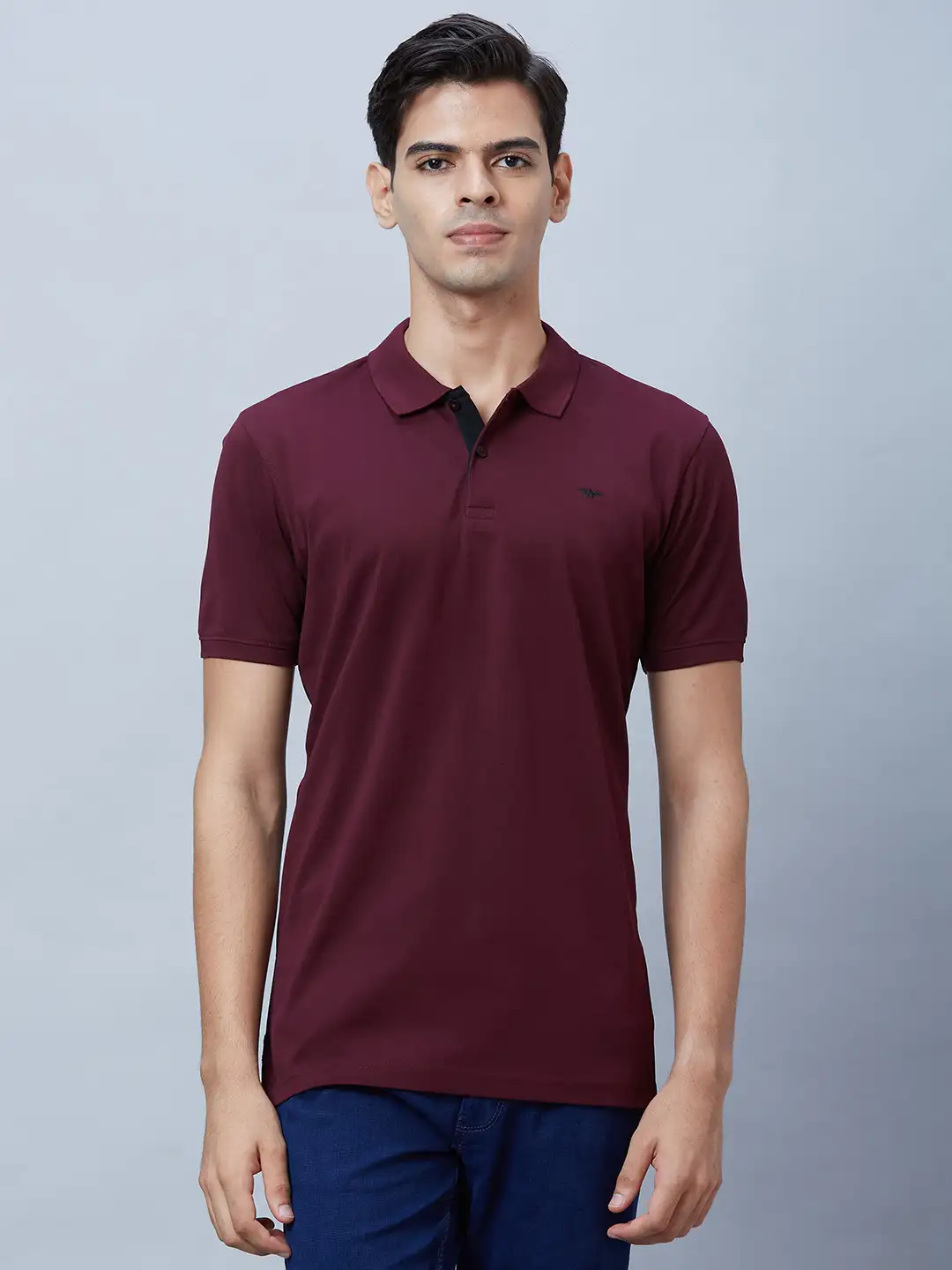 Park Avenue Men Red Slim Fit Printed Cotton T-Shirt