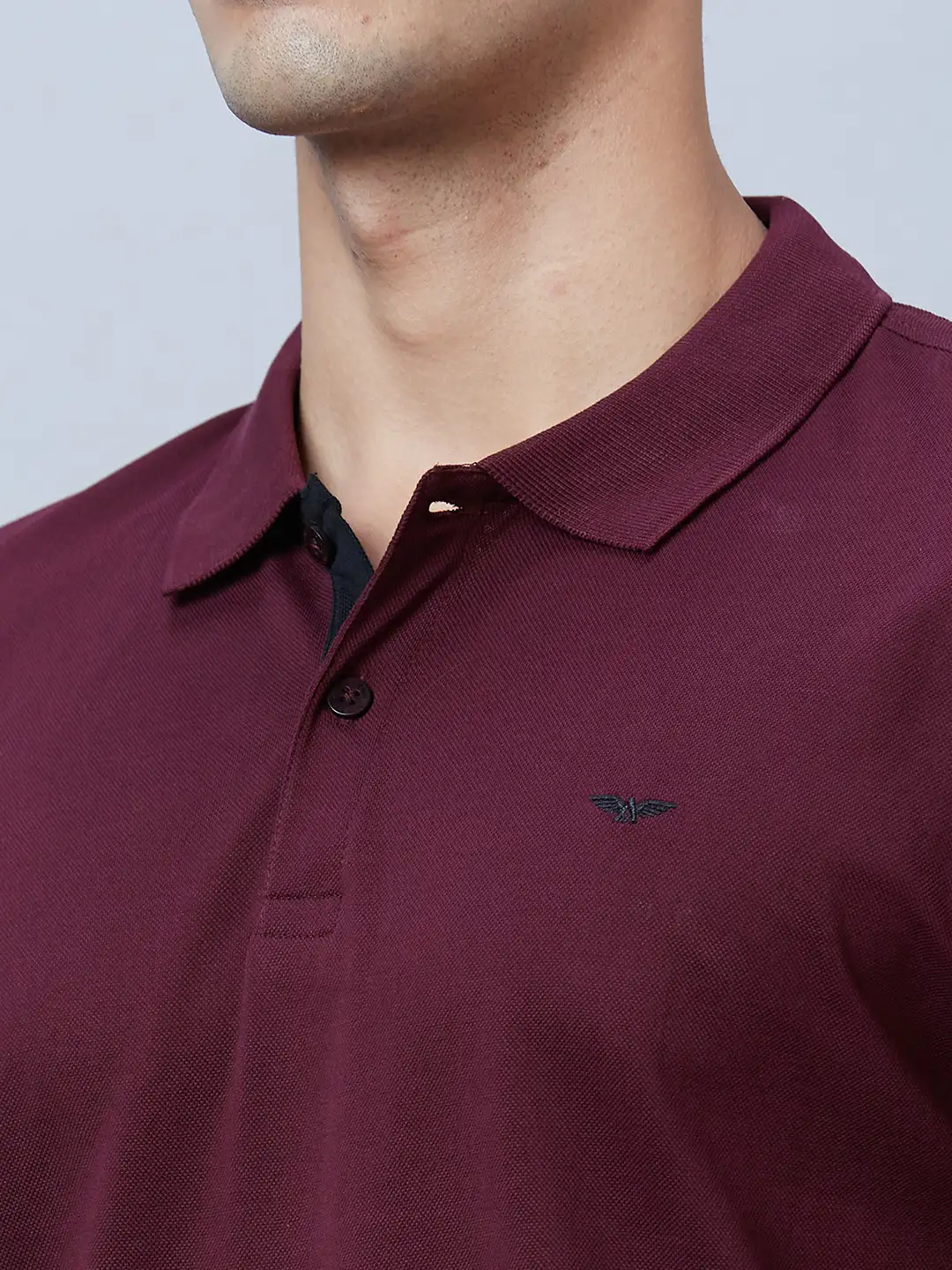 Park Avenue Men Red Slim Fit Printed Cotton T-Shirt - Image 6