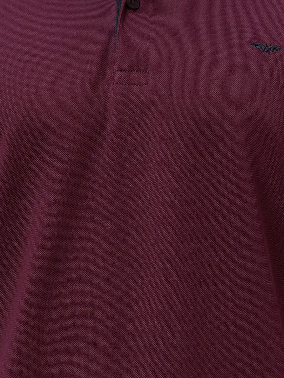 Park Avenue Men Red Slim Fit Printed Cotton T-Shirt - Image 7