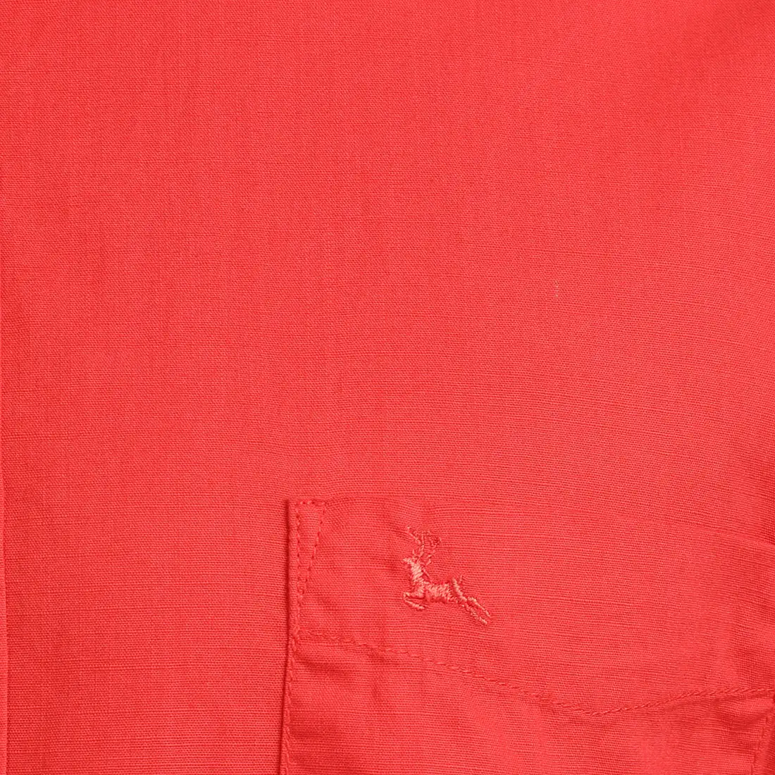 Men Red Slim Fit Solid Cotton Full Sleeve Shirts - Image 7