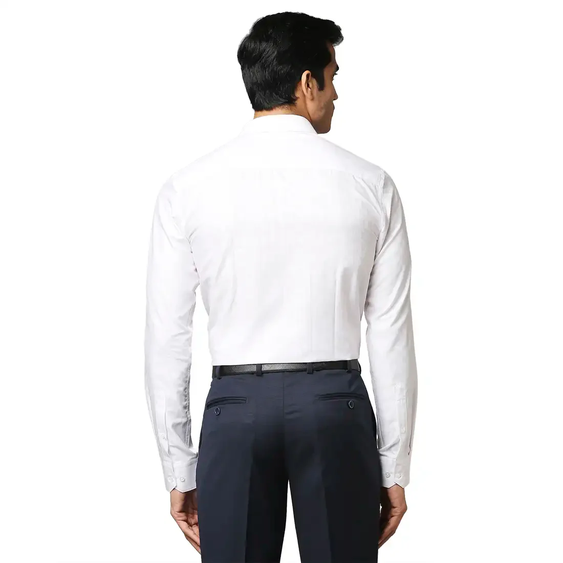 Men Red Slim Fit Stripe Cotton Shirts - Image 4