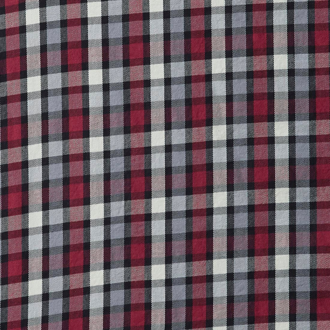 Men Red Slim Fit Structure Cotton Ainsley Collar Shirts - Image 7