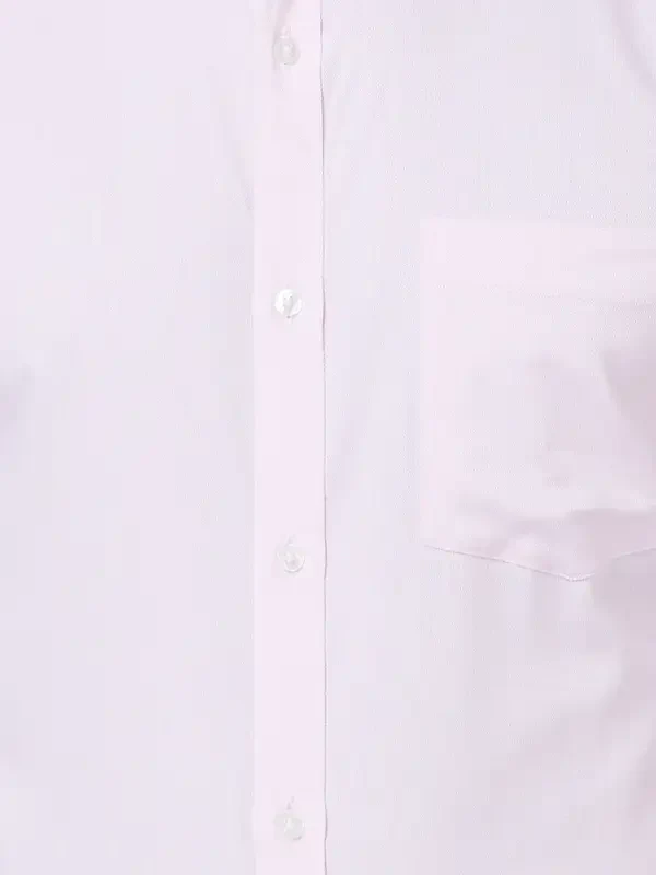 Men Red Slim Fit Structure Cotton Shirts - Image 7