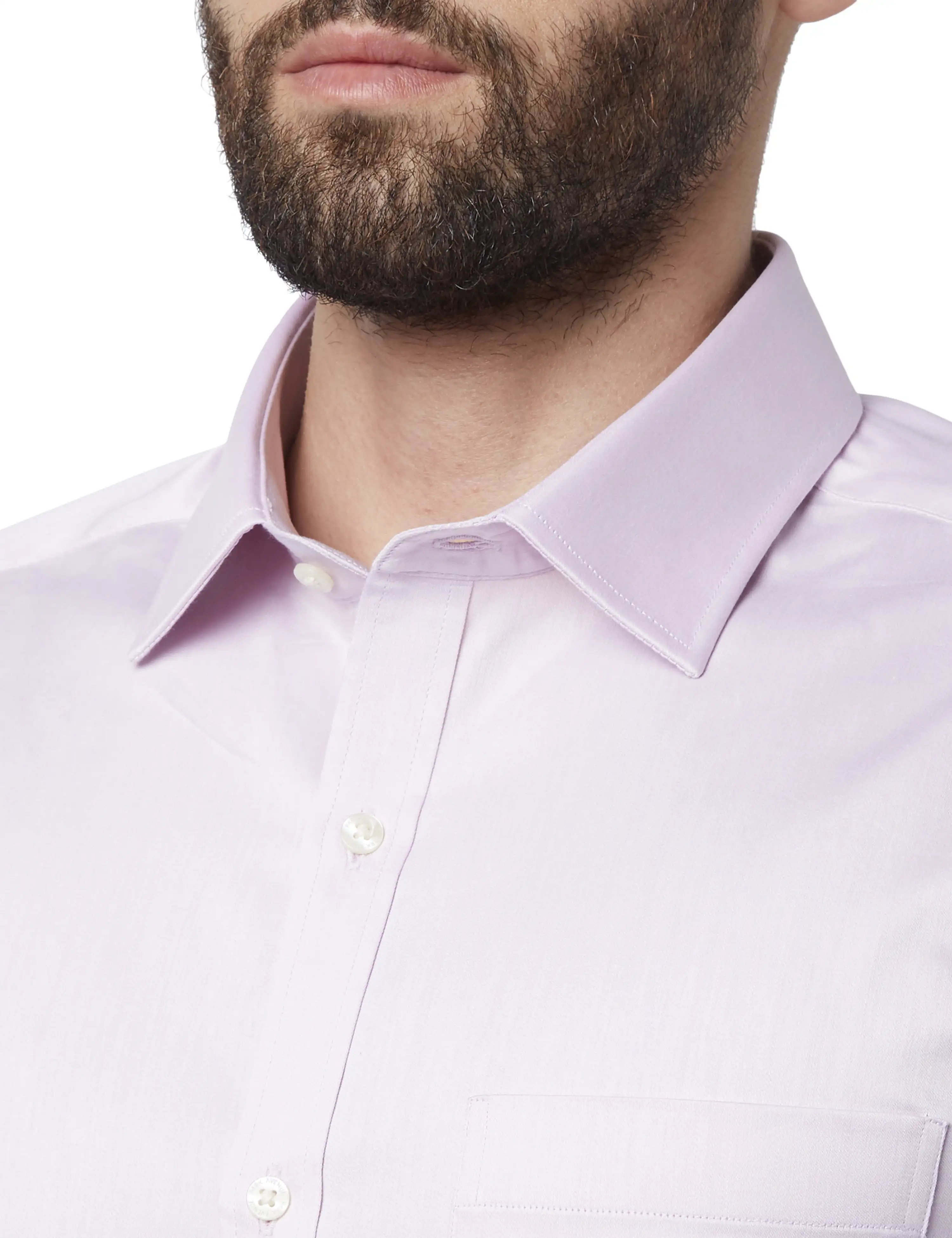 Men Red Super Slim Fit Solid Cotton Shirts - Image 6