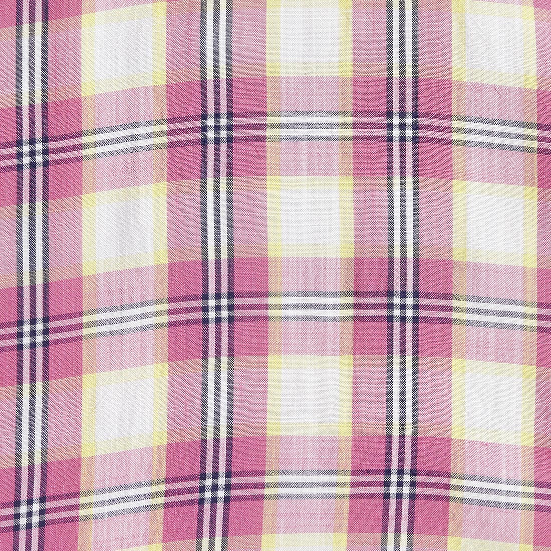 Men Red Tailored Fit Checks Modal Half Sleeve Shirts - Image 7