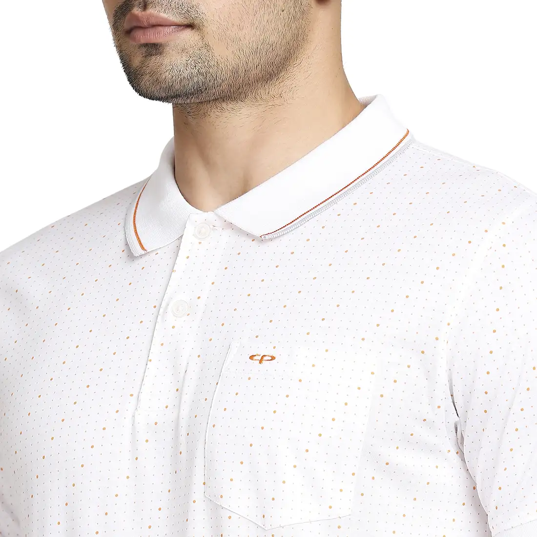 Men Red Tailored Fit Print Cotton Half Sleeve T-Shirt - Image 6