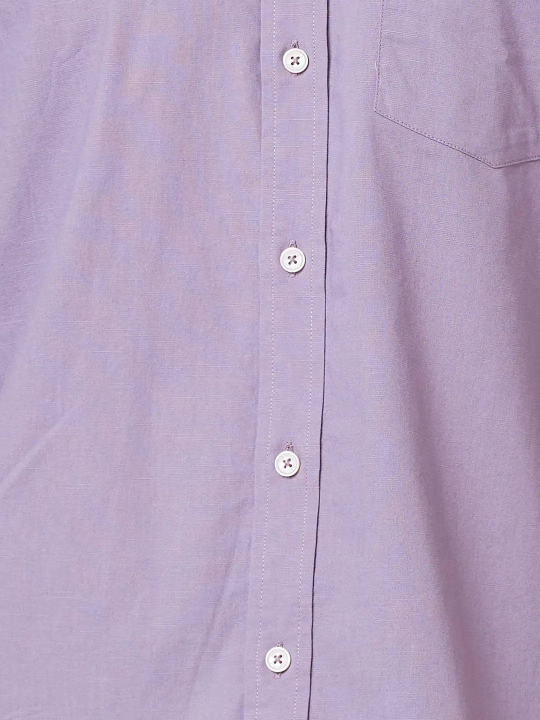 Men Violet Comfort Fit Solid Cotton Full Sleeve Shirts - Image 7