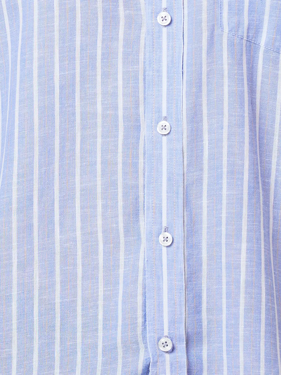 Men Violet Comfort Fit Stripe Viscose Blend Full Sleeve Shirts - Image 7