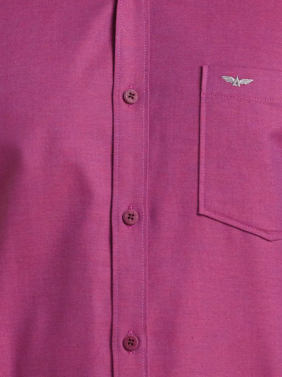 Park Avenue Men Purple Slim Fit Cotton Casual Shirt - Image 7