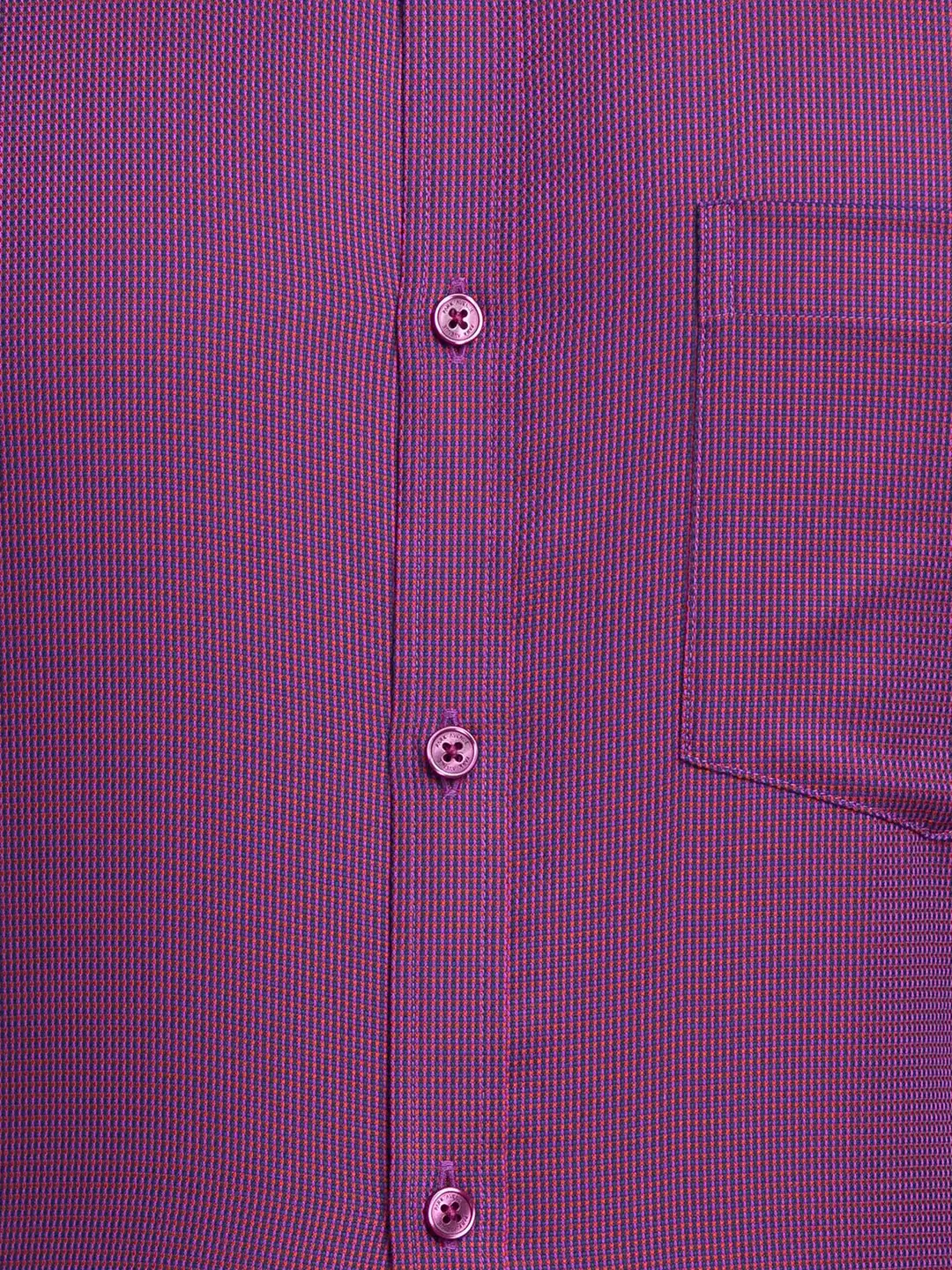 Park Avenue Men Purple Slim Fit Cotton Formal Shirt - Image 7