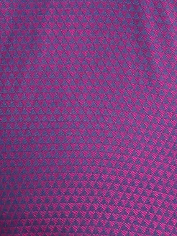 Men Violet Slim Fit Structure Polyester Blend Shirts - Image 7