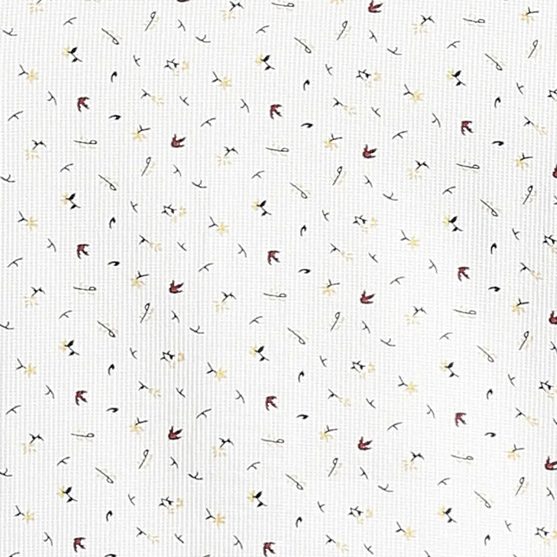 Men White Slim Fit Print Cotton Full Sleeve Shirts - Image 7