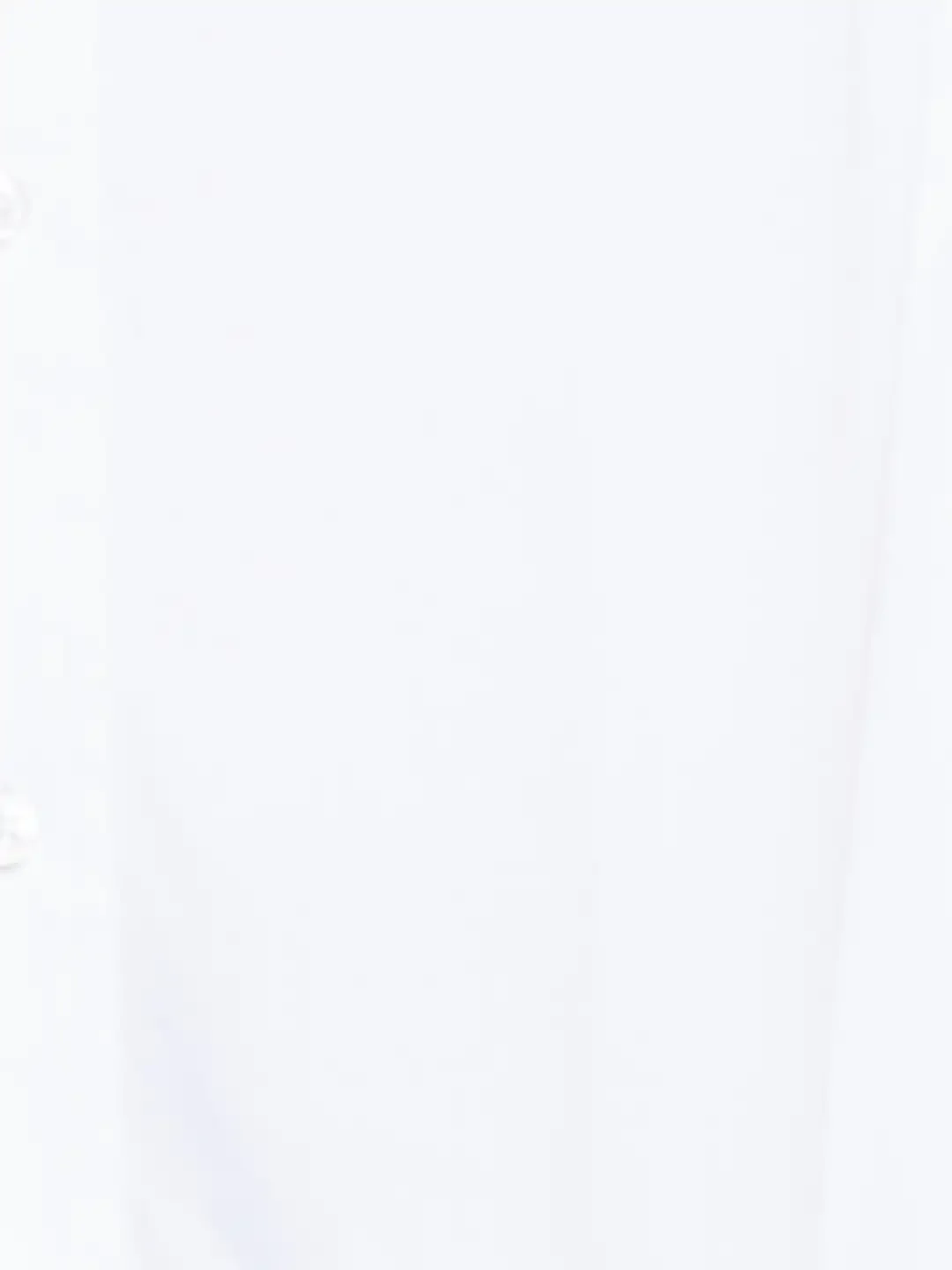 Men White Tailored Fit Solid Cotton Full Sleeve Shirts - Image 2