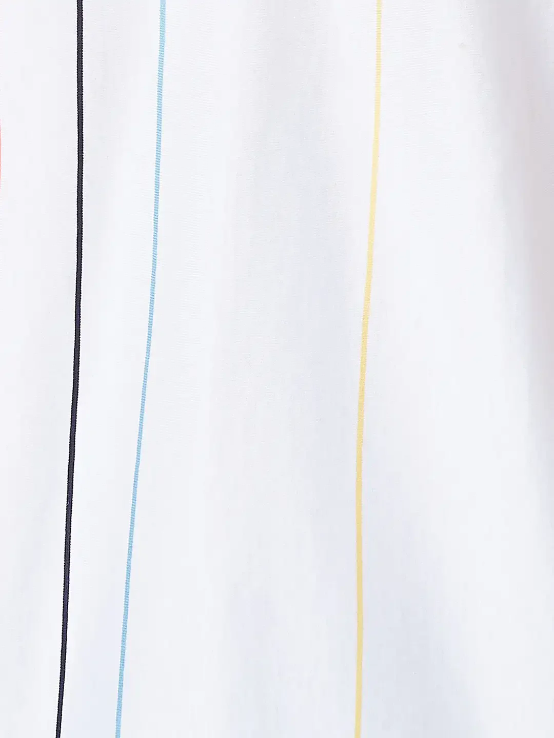 Men White Tailored Fit Stripe Cotton Half Sleeve T-Shirt - Image 7