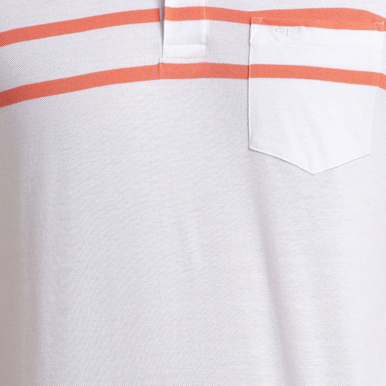 Men White Tailored Fit Stripe Cotton Half Sleeve T-Shirt - Image 7