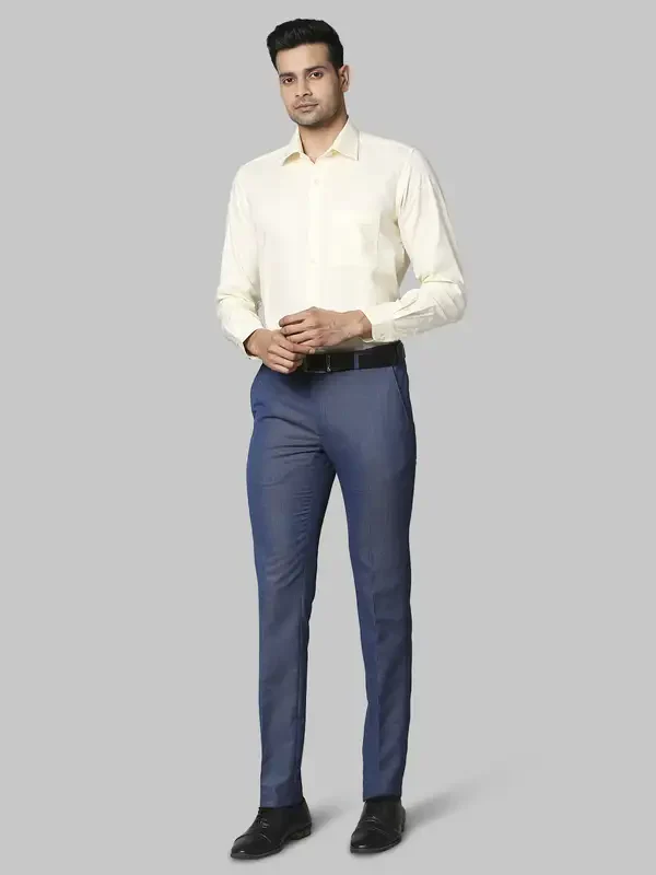 Men Yellow Contemporary Fit Checks Cotton Shirts - Image 5