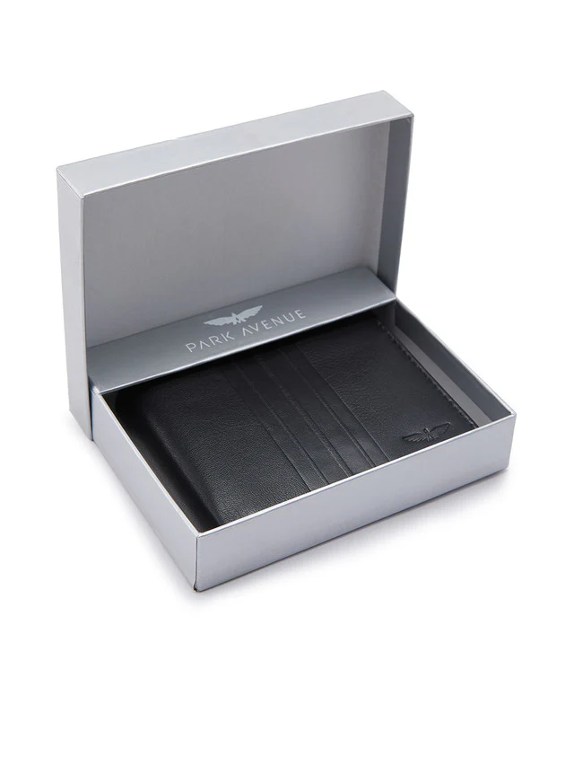 Park Avenue Black Leather Wallet - Image 5
