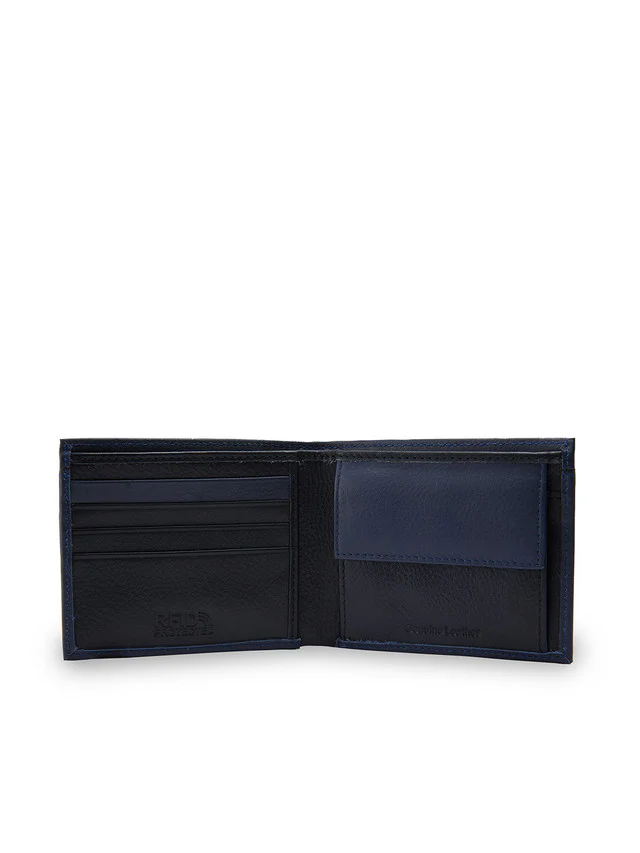 Park Avenue Blue Leather Wallet - Image 3