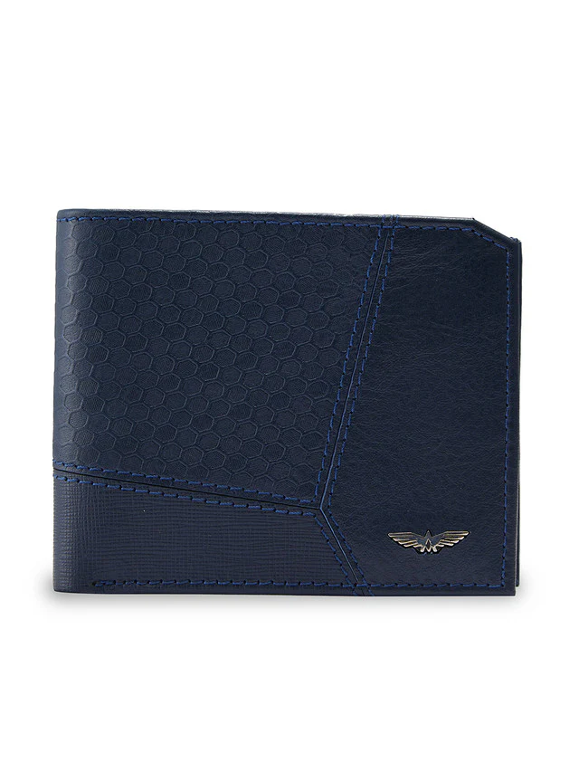 Park Avenue Blue Leather Wallet