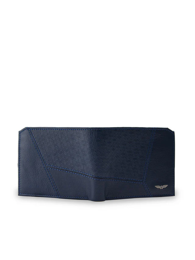 Park Avenue Blue Leather Wallet - Image 4