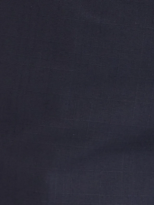 Park Avenue Blue Structure Regular Fit Polyester Blend Trouser - Image 7