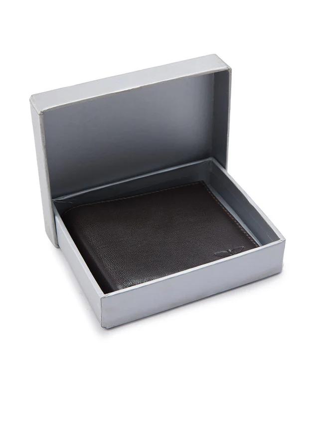 Park Avenue Brown Leather Wallet - Image 5