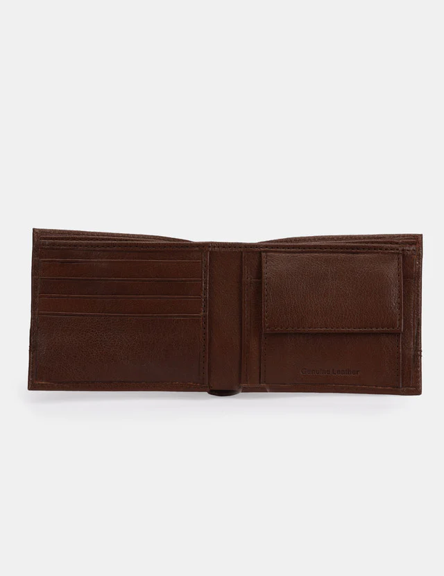 Park Avenue Brown Leather Wallet - Image 3