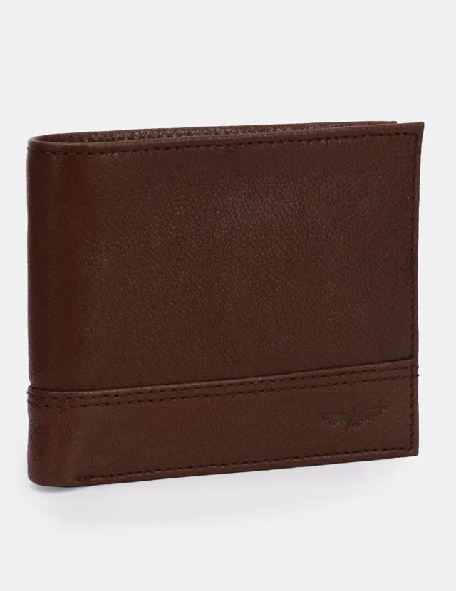 Park Avenue Brown Leather Wallet - Image 5
