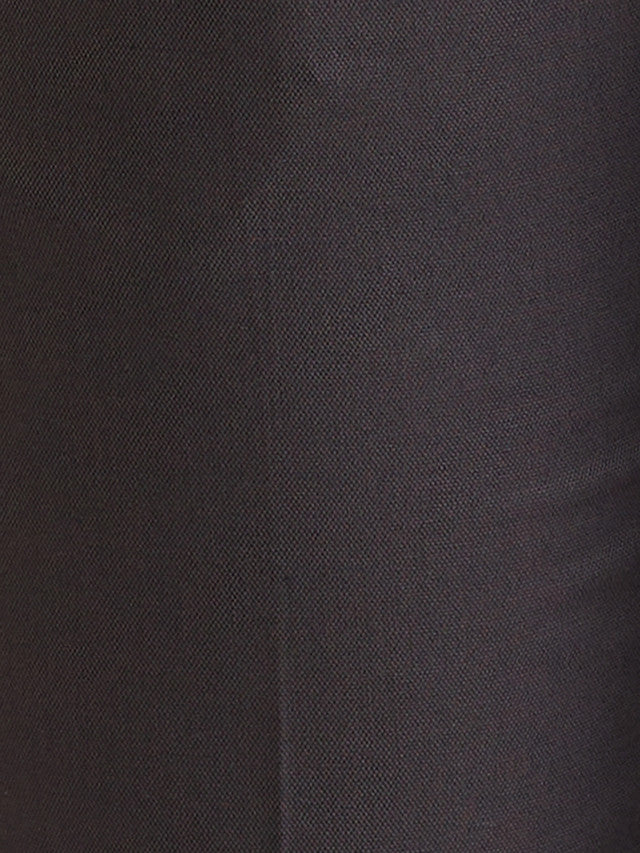 Park Avenue Brown Solid Smart Fit Polyester Blend Trouser - Image 7