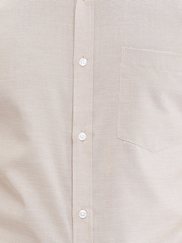 Park Avenue Men Brown Slim Fit Structure Formal Shirt - Image 7