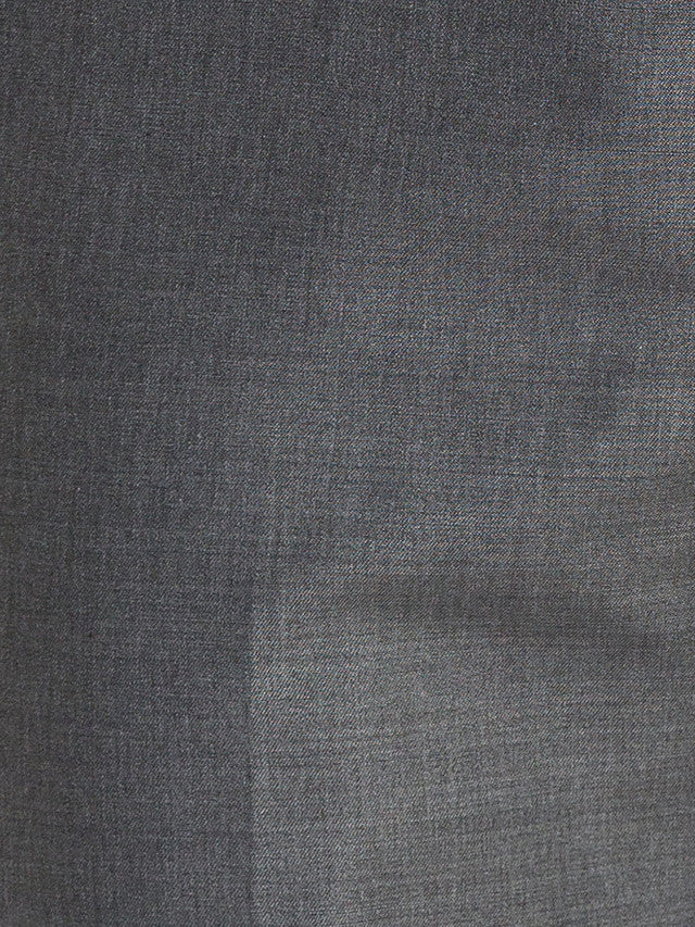 Park Avenue Grey Solid Smart Fit Polyester Blend Trouser - Image 7