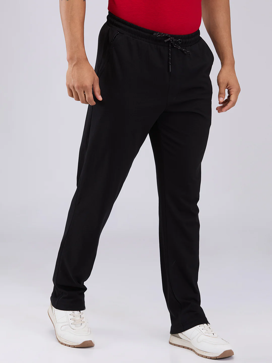 Park Avenue Men Black Cotton Blend Trackpant - Image 2