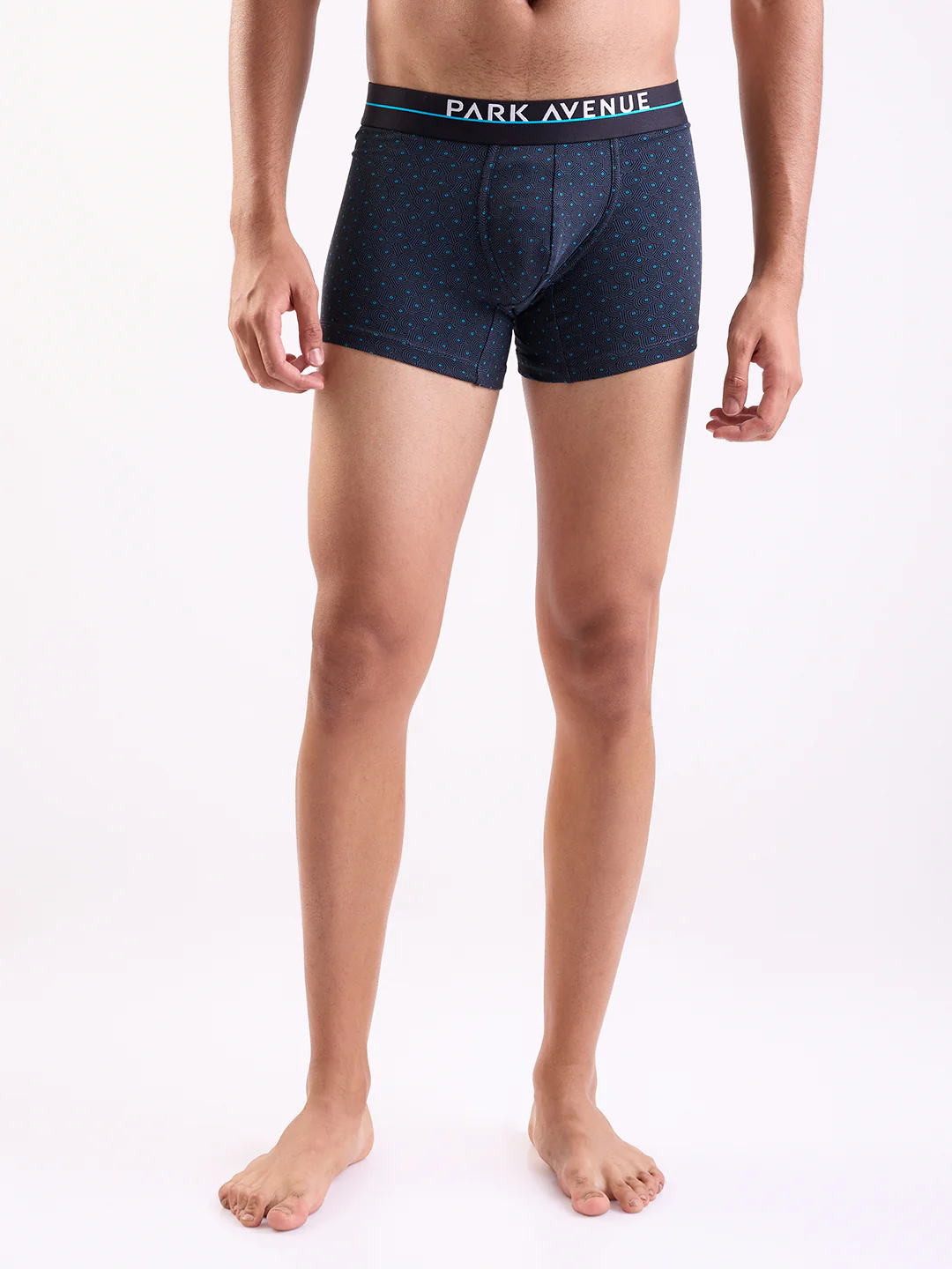Park Avenue Men Black Cotton Blend Trunk