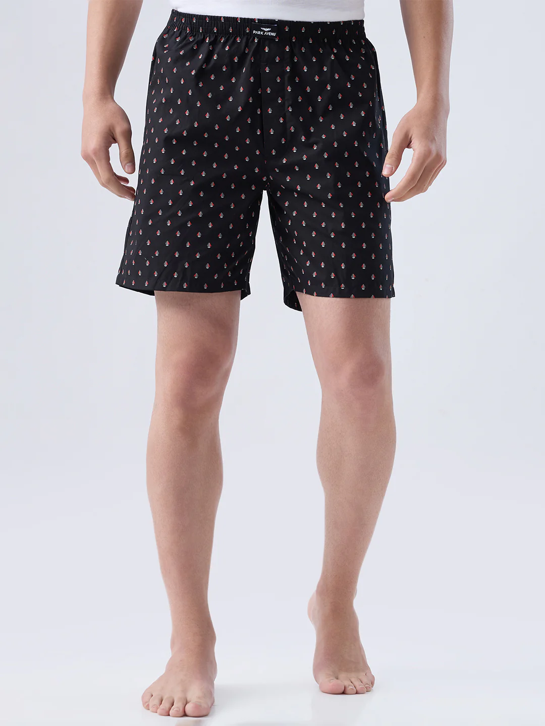 Park Avenue Men Black Cotton Boxer